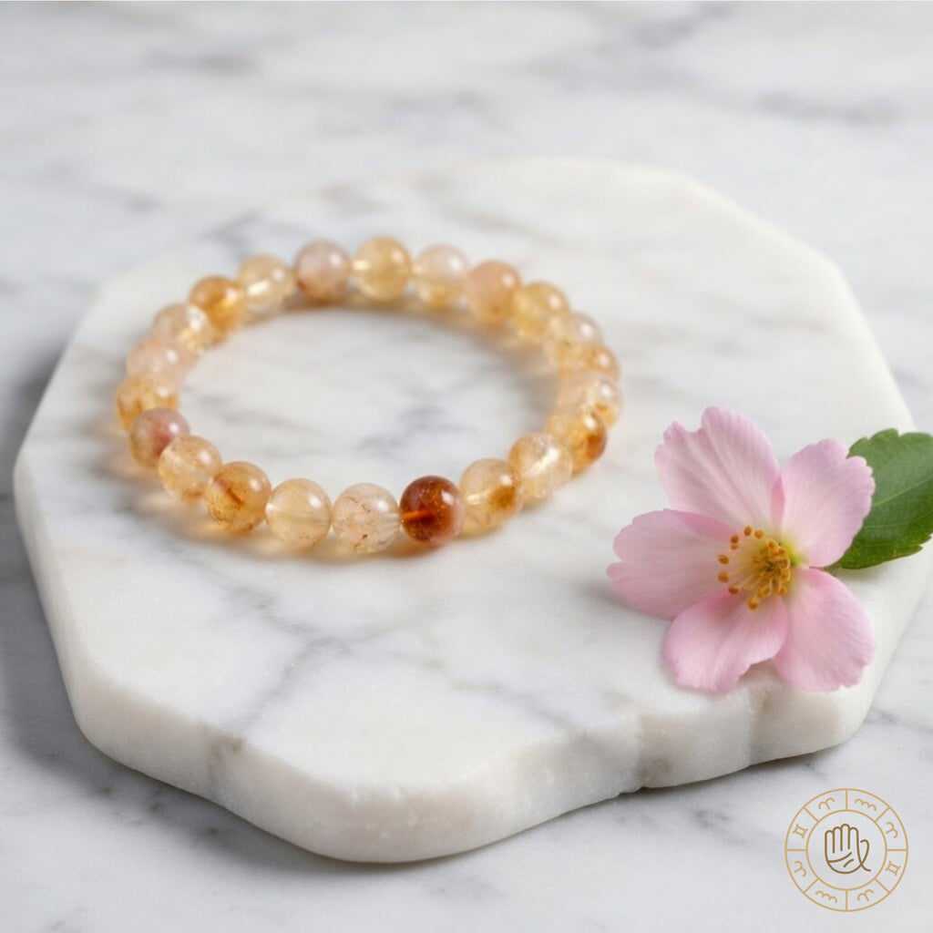 Citrine Bracelet for Confidence, Prosperity & Good Vibes