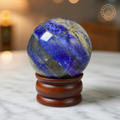 Lapis Lazuli Ball with Stand for Wisdom, Confidence & Inner Truth